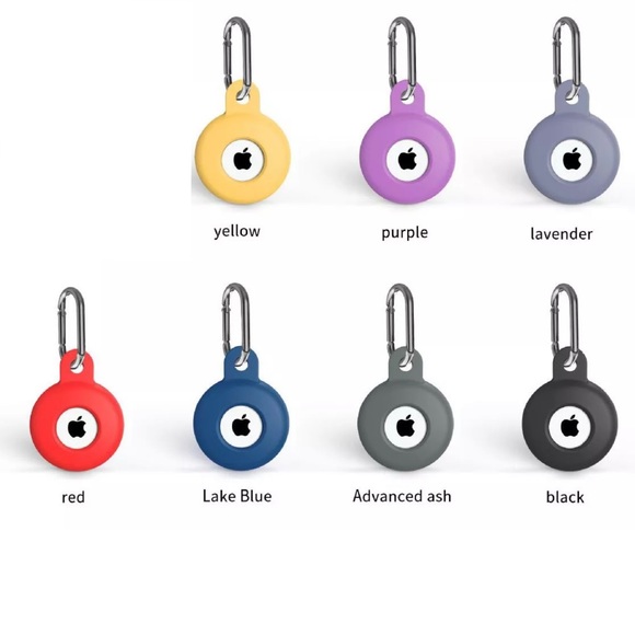 Silicone case for apple airtag with clip - Picture 2 of 7